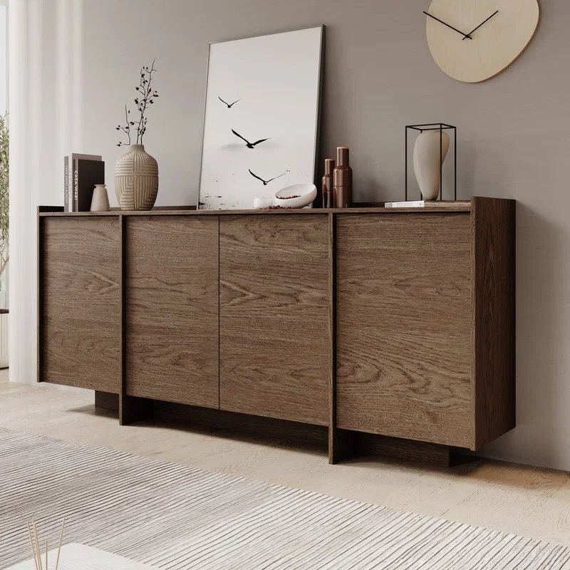 Japandi dressoir, Huis en Inrichting, Kasten | Dressoirs, Ophalen, Zo goed als nieuw, 25 tot 50 cm, 200 cm of meer