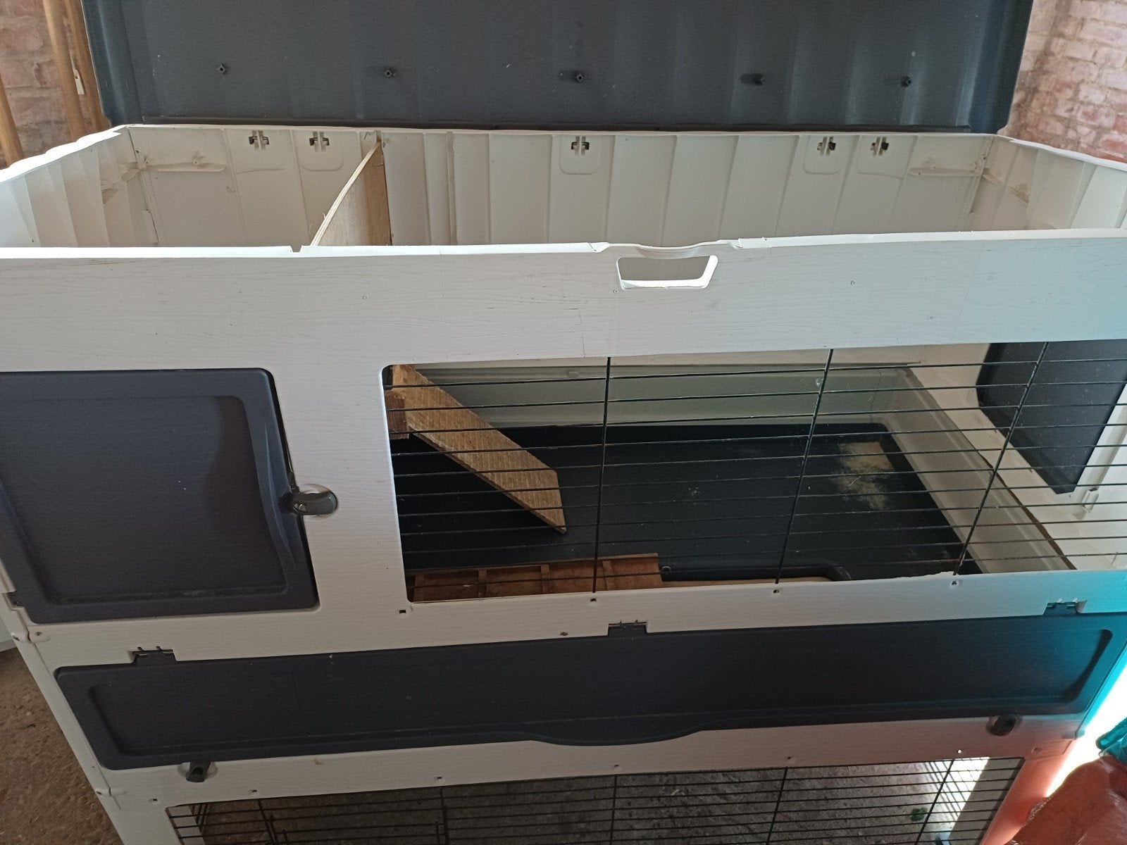 ferplast kunstofhok groot., Dieren en Toebehoren, Knaagdieren en Konijnen | Hokken en Kooien, Ophalen, 110 cm of meer, Hok, Minder dan 60 cm