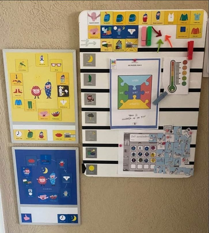 Visuele Dagplanning en Ritmeborden voor Kinderen, Ophalen of Verzenden, Zo goed als nieuw, Ontdekken