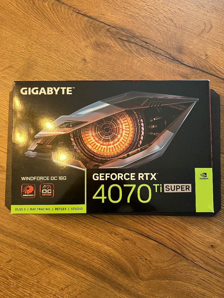 NVIDIA RTX 4070 Ti SUPER Gigabyte Windforce 16GB videokaart, GDDR6, PCI-Express 4, Ophalen of Verzenden, Zo goed als nieuw