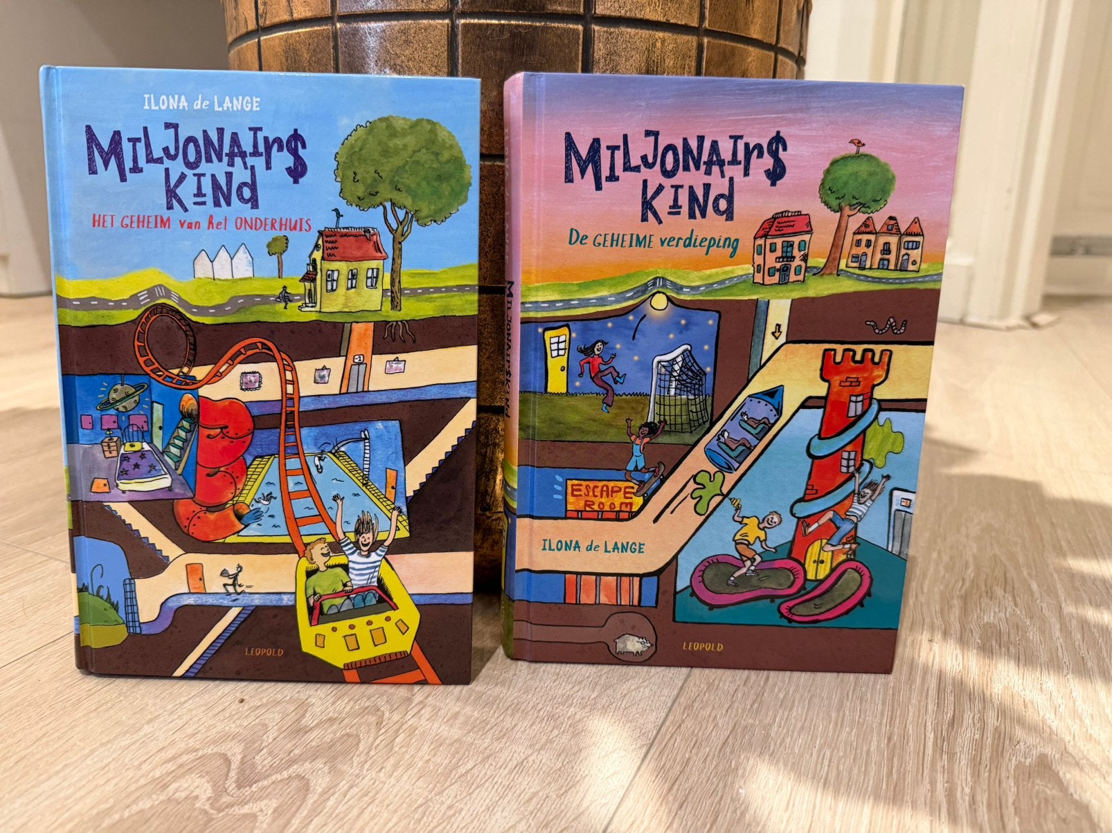 Miljonairskind (2 delen) Ilona de Lange, Boeken, Ophalen of Verzenden, Zo goed als nieuw