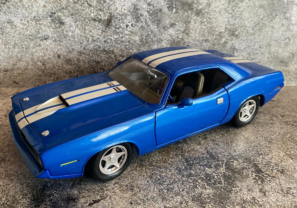 1/18 1970 Cuda (ERTL), Hobby en Vrije tijd, Modelauto's | 1:18, Ophalen of Verzenden, Zo goed als nieuw, ERTL
