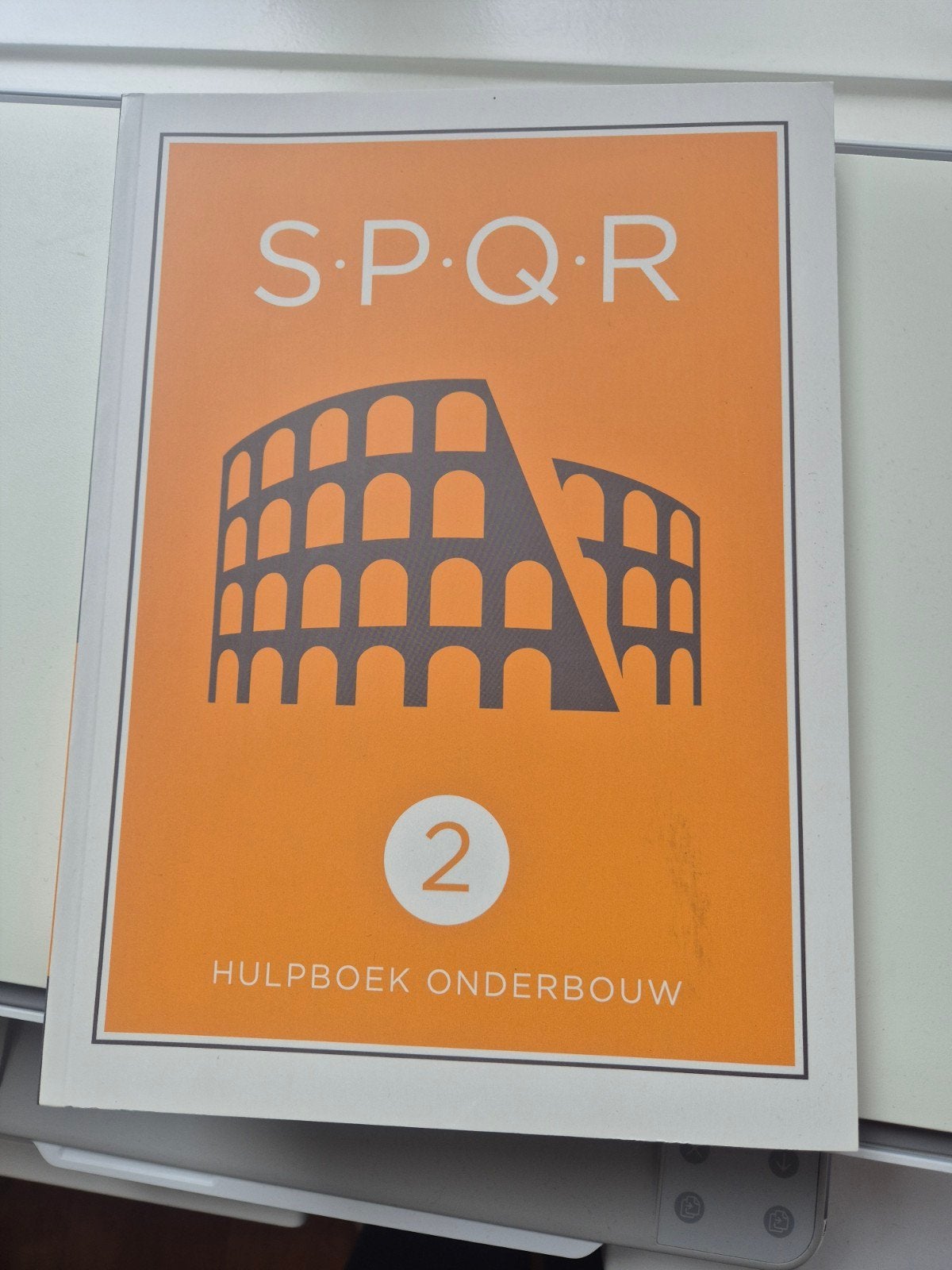 SPQR 2 Hulpboek Onderbouw - Latijn lesboek, Boeken, Ophalen of Verzenden, Zo goed als nieuw, Overige niveaus, Latijn