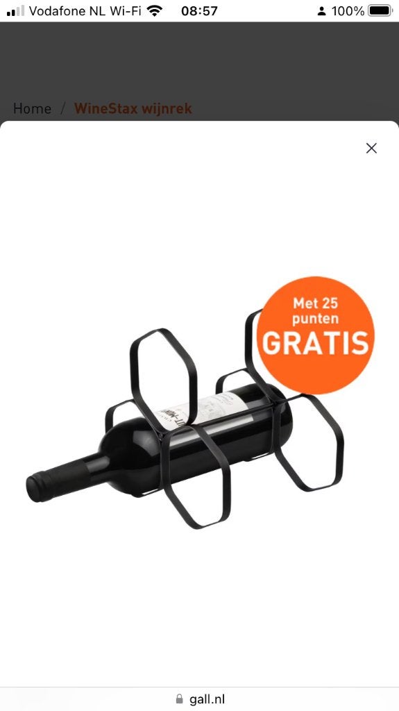 Gall & Gall WineStax. 4x, Ophalen of Verzenden, Nieuw, Overige gebieden, Overige typen