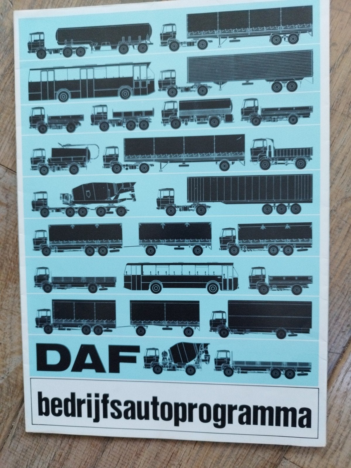DAF Bedrijfsautoprogramma folder 1972, Ophalen of Verzenden, Zo goed als nieuw, Overige merken, DAF