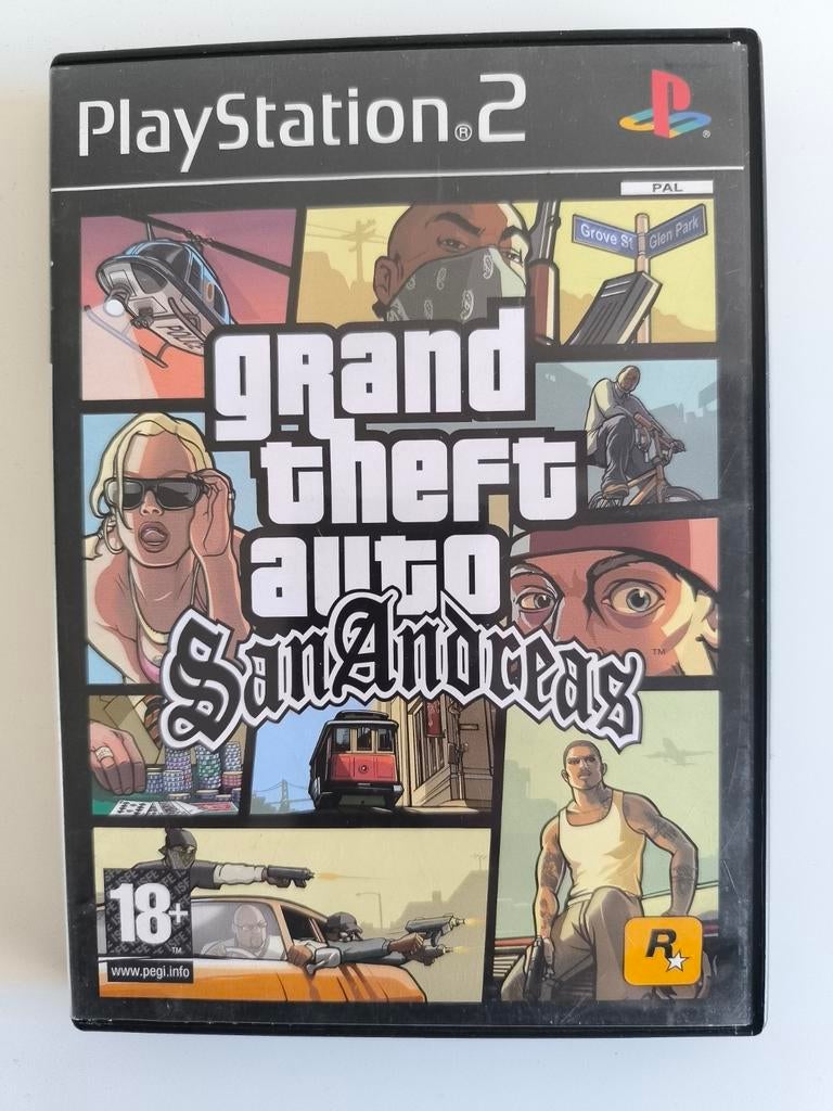 PlayStation 2 Grand Theft Auto San Andreas, Ophalen of Verzenden
