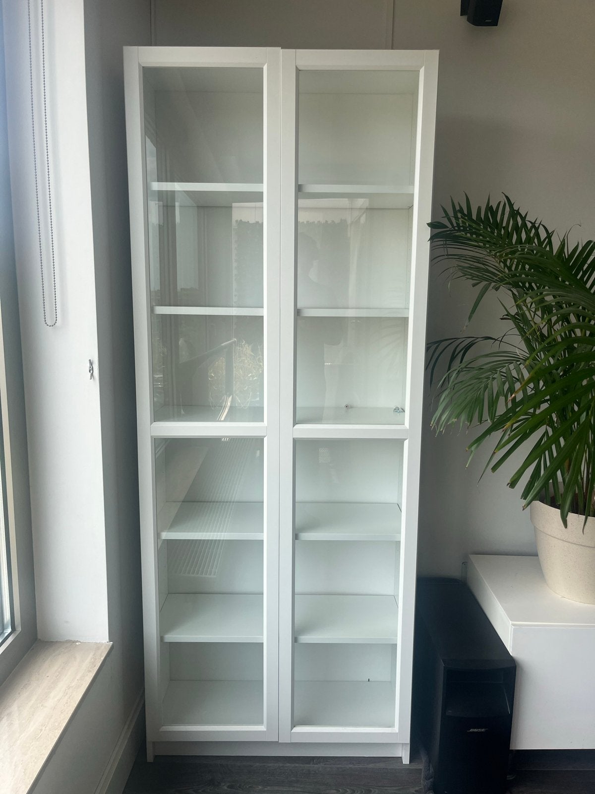IKEA Billy boekenkast met glazen deuren, Ophalen, Gebruikt, 200 cm of meer, 50 tot 100 cm