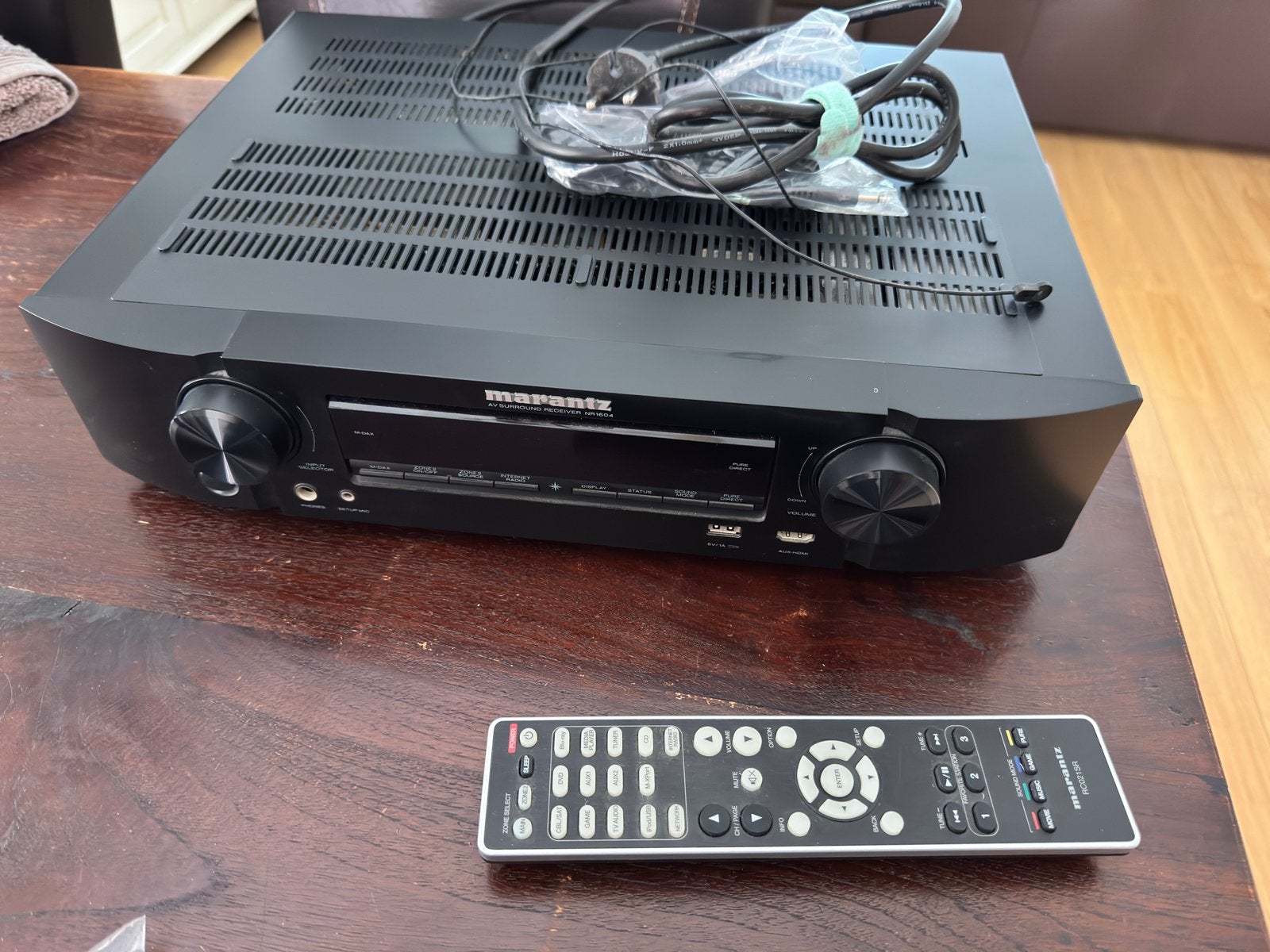 Marantz NR1604 Receiver met afstandsbediening, Gebruikt, 120 watt of meer, Ophalen, Marantz