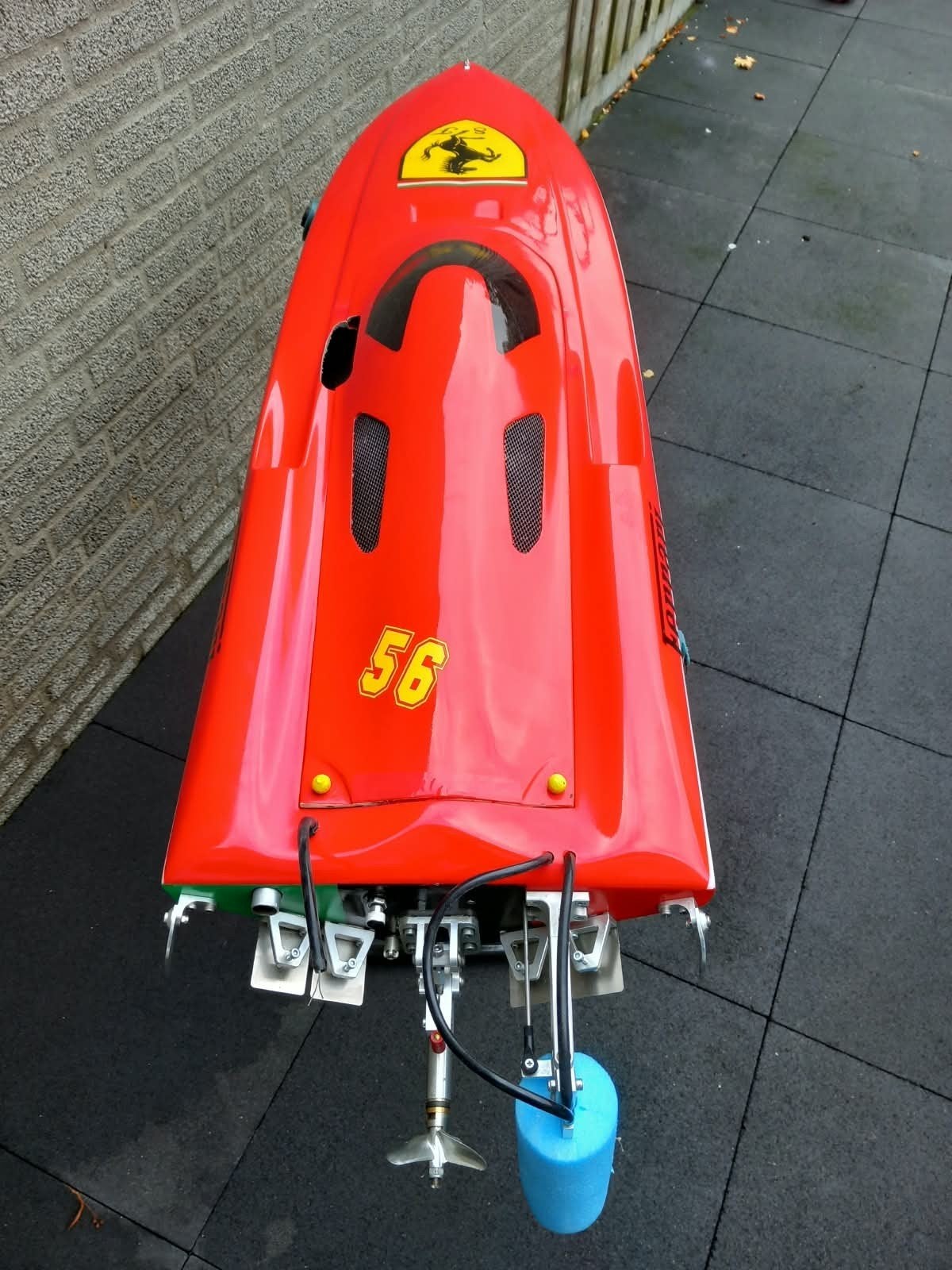 rc powerboat perfecte staat, Ophalen