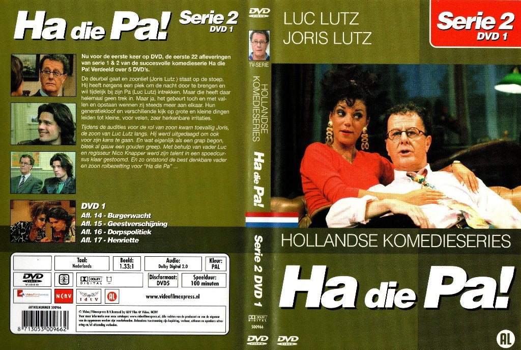 Ha die Pa! Serie 2, Alle leeftijden, Ophalen of Verzenden, Zo goed als nieuw, Komedie