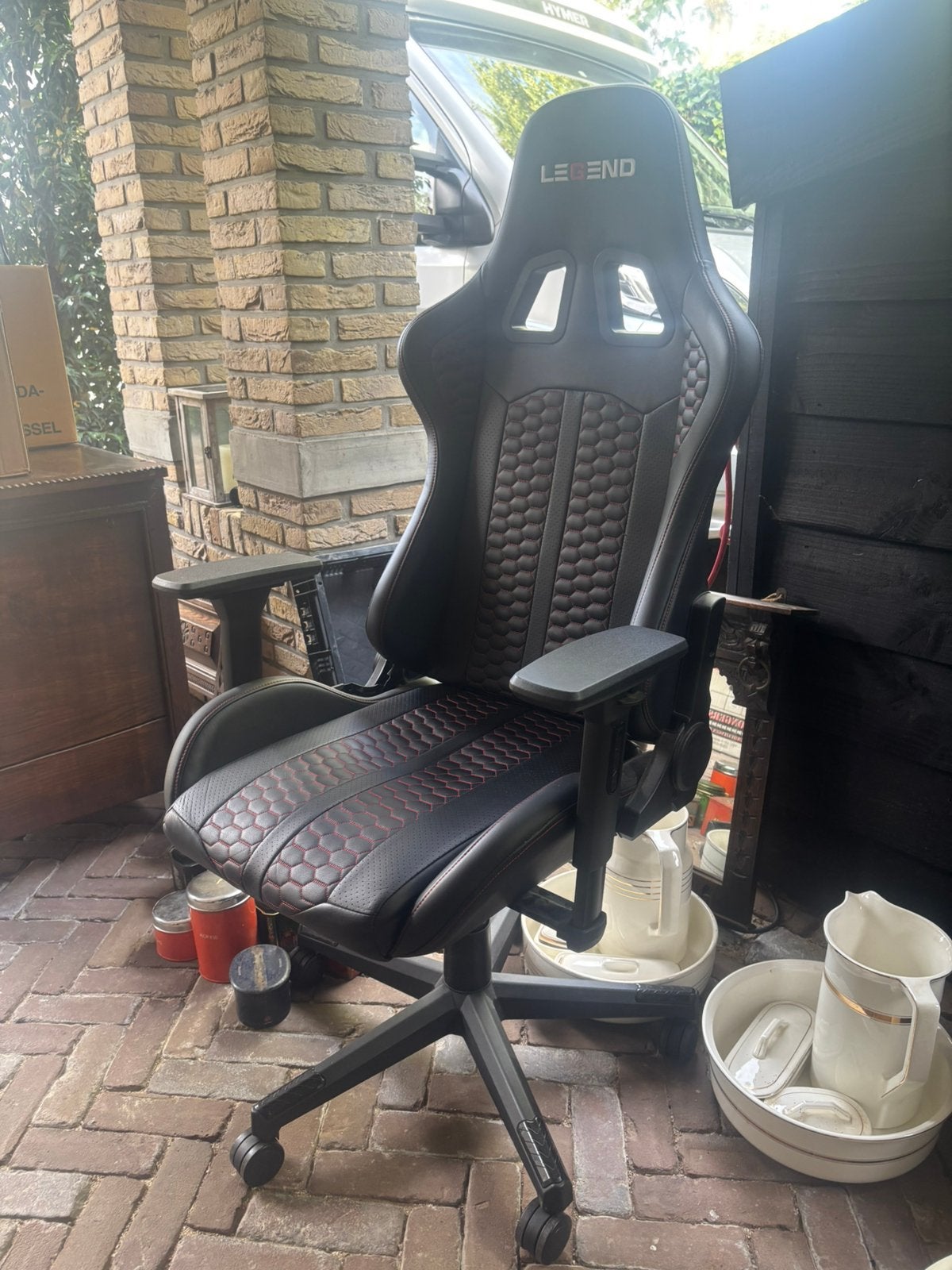 Legend game stoel perfecte staat, Ophalen, Zo goed als nieuw, Zwart