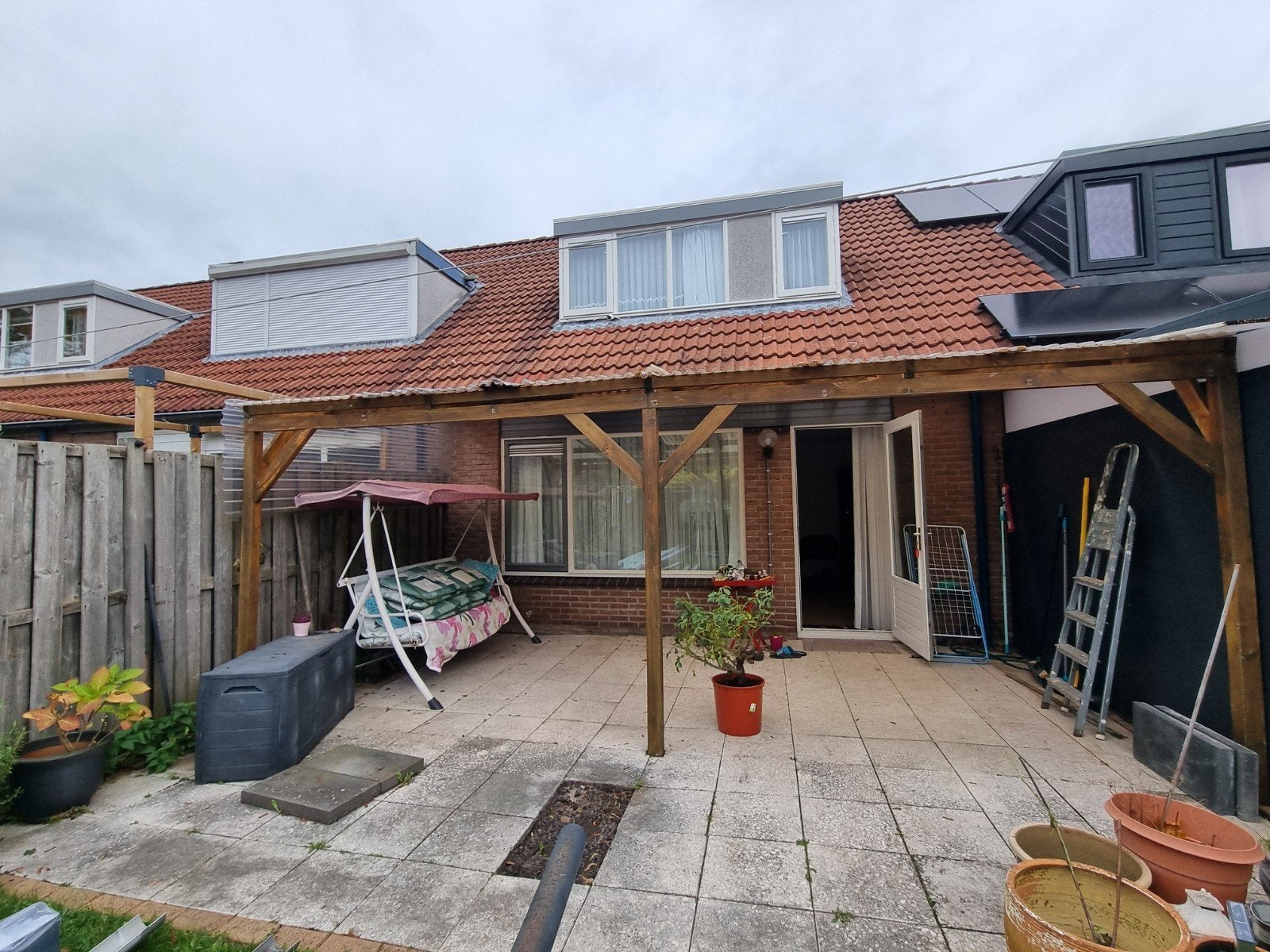 Houten pergola voor tuin of terras, Tuin en Terras, Ophalen of Verzenden, Gebruikt, Overige typen