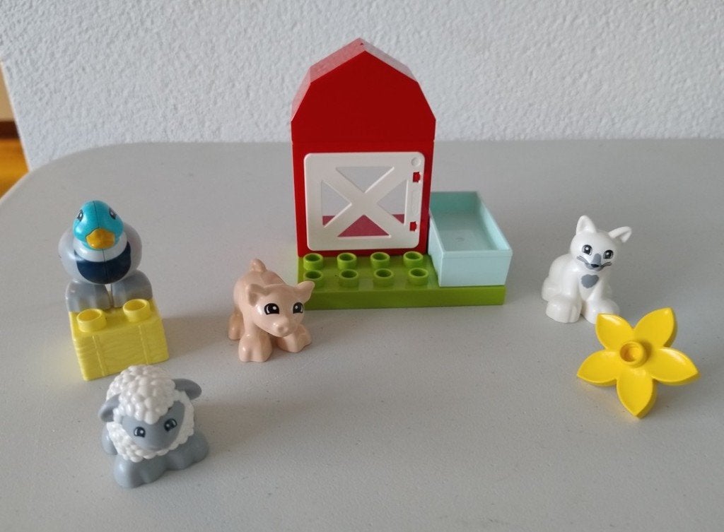 duplo -  Boerderijdieren verzorgen  - 10949, Kinderen en Baby's, Ophalen of Verzenden, Zo goed als nieuw, Compleet, Duplo
