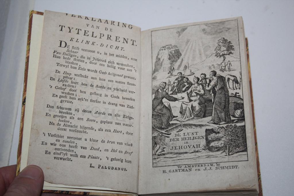 Coenraad Mel - Lust der Heiligen, of Gebedenboek, Antiek en Kunst, Antiek | Boeken en Bijbels, Ophalen of Verzenden