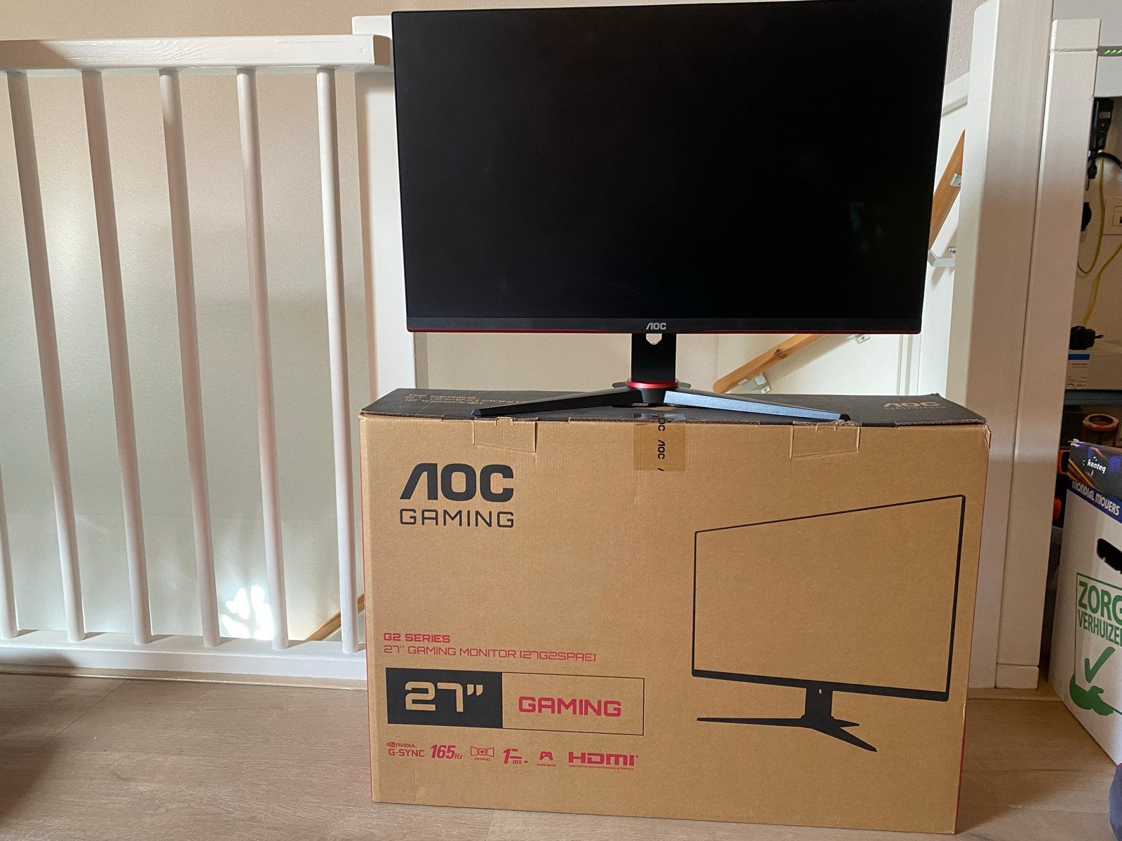 AOC 27G2SPAE 27 inch Full HD Gaming Monitor 165Hz 1ms, HDMI, Full HD, Minder dan 1 ms, Zo goed als nieuw