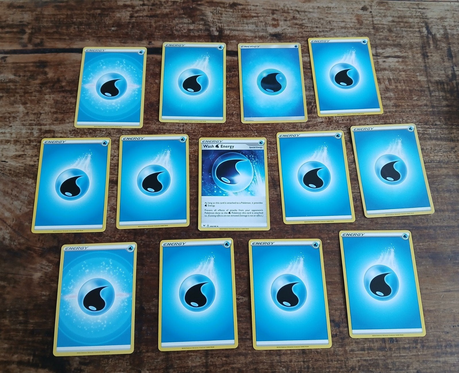 Pokemon kaarten (13 water cards, Ophalen of Verzenden, Zo goed als nieuw, Meerdere kaarten