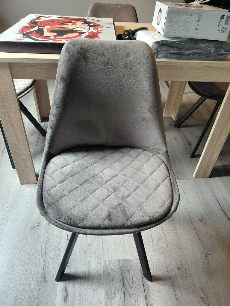 Kick eettafel stoel SOOF - Antraciet, Ophalen, Overige materialen, Zo goed als nieuw, Vier
