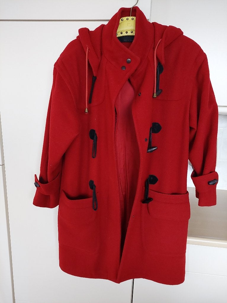 Winterjas Houtje touwtje, Ophalen of Verzenden, Zo goed als nieuw, Maat 38/40 (M), Rood