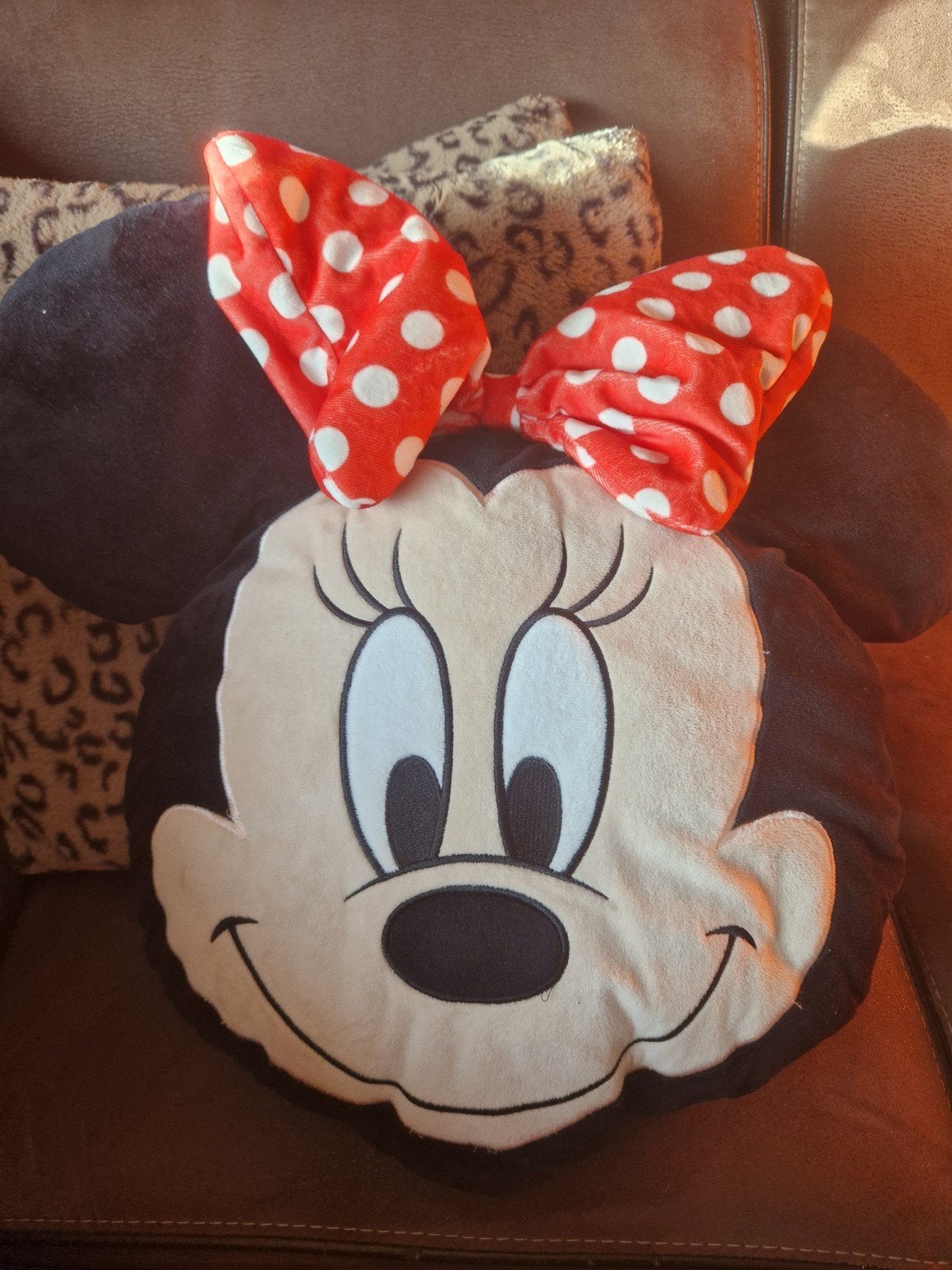 MINNIE MOUSE KNUFFELKUSSEN, Ophalen of Verzenden, Mickey Mouse, Gebruikt, Beeldje of Figuurtje