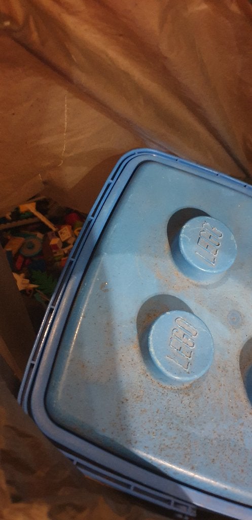 Vuilniszak met lego, Ophalen, Zo goed als nieuw