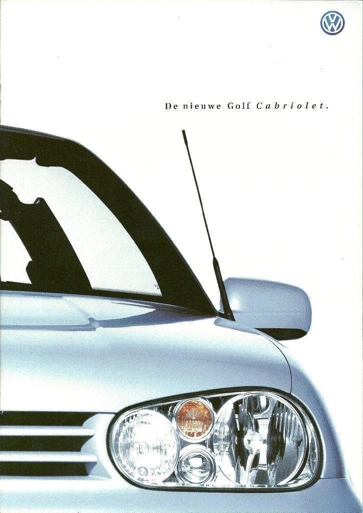 Volkswagen Golf 4 cabriolet folders, Boeken, Ophalen of Verzenden, Gelezen, Volkswagen