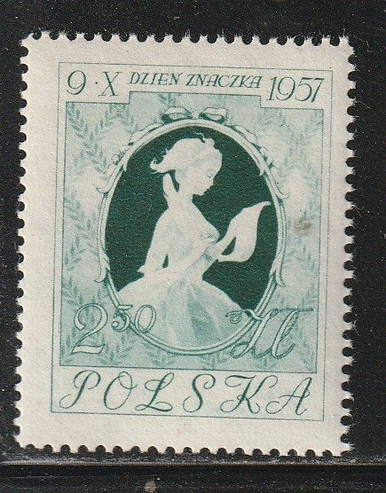 Polen 1957 - De Brief, Ophalen, Polen, Postfris