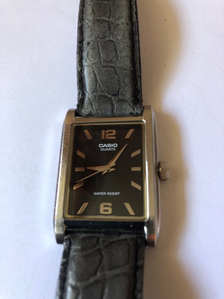 casio horloge, Sieraden, Tassen en Uiterlijk, Horloges | Heren, Casio, Kunststof, Leer, Verzenden