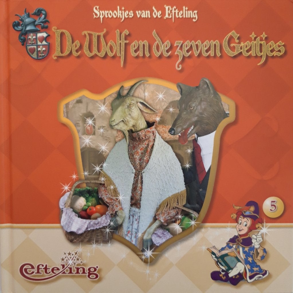 Efteling Sprookjes deel 5: De wolf en de zeven geitjes ZGAN, Efteling, Ophalen of Verzenden, Zo goed als nieuw, Sprookjes