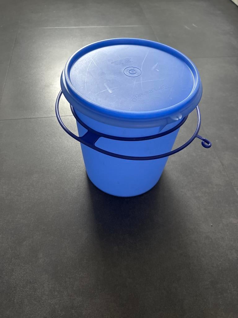Tupperware Wasemmer - Handige Emmer met Deksel, Ophalen, Zo goed als nieuw, Kunststof, Met deksel