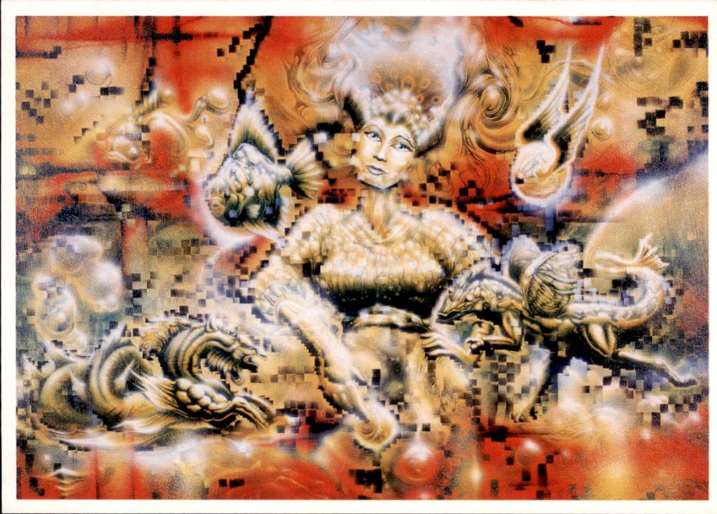Digital beings, Dimitri v/d Weijden, Verzenden, 1980 tot heden, Ongelopen, Overige thema's