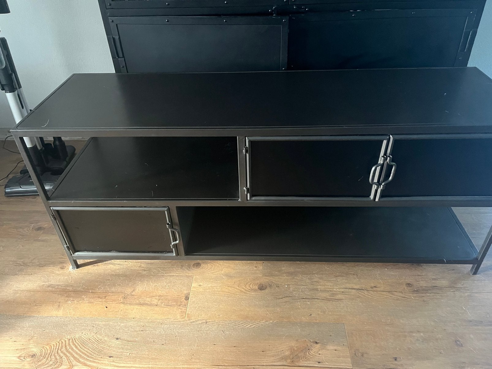 Zwarte tv kast, Huis en Inrichting, Ophalen, 100 tot 150 cm, Minder dan 100 cm, 25 tot 50 cm