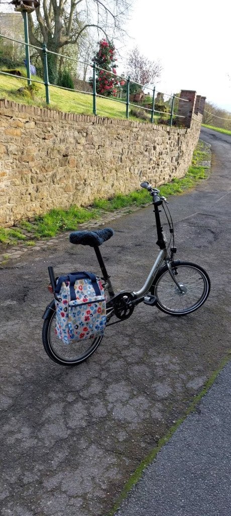 Falter kwaliteitscompactfiets - oorspronkelijk 1000 nu 500€, 14 tot 16 inch, Versnellingen, Zo goed als nieuw, Deels opvouwbaar