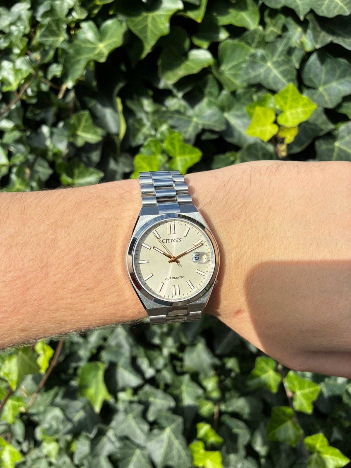 Citizen Tsuyosa NJ0151-88W, Sieraden, Tassen en Uiterlijk, Staal, Staal, Ophalen of Verzenden, Zo goed als nieuw