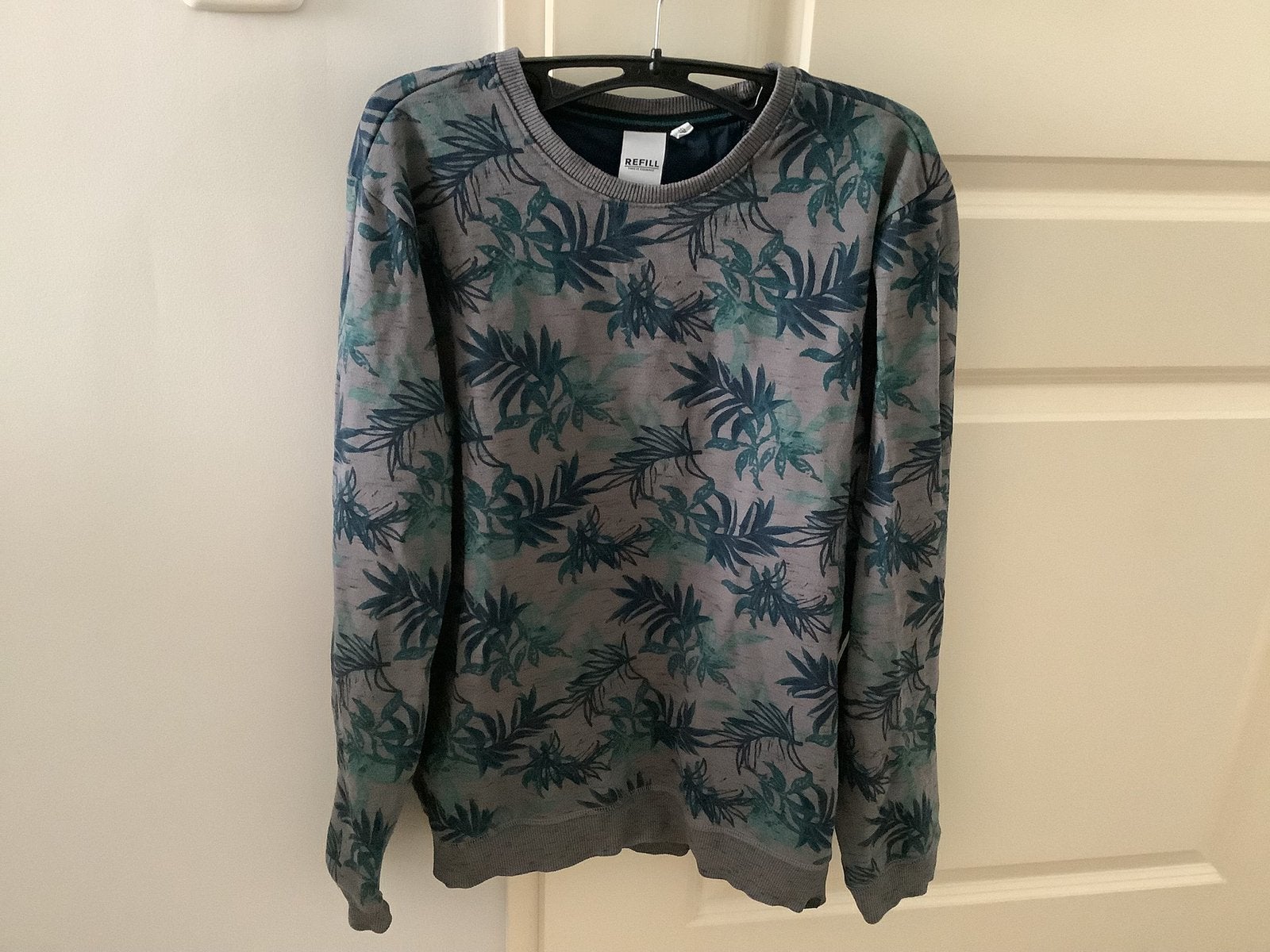 Leuke refill heren jongen trui sweater maat S, Ophalen of Verzenden, Zo goed als nieuw, Maat 46 (S) of kleiner, Blauw