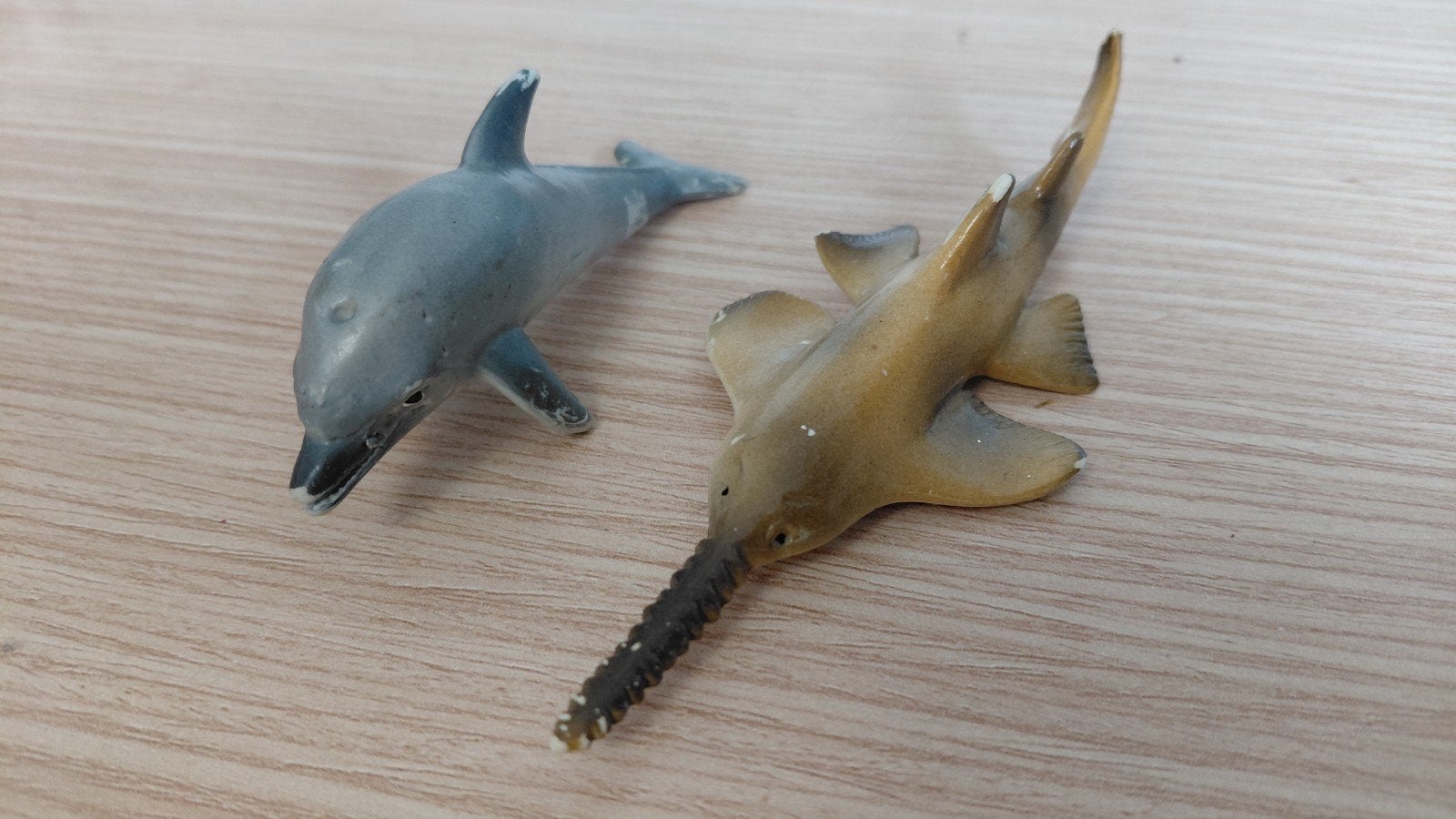 2 onderwater dieren, Ophalen of Verzenden, Zo goed als nieuw