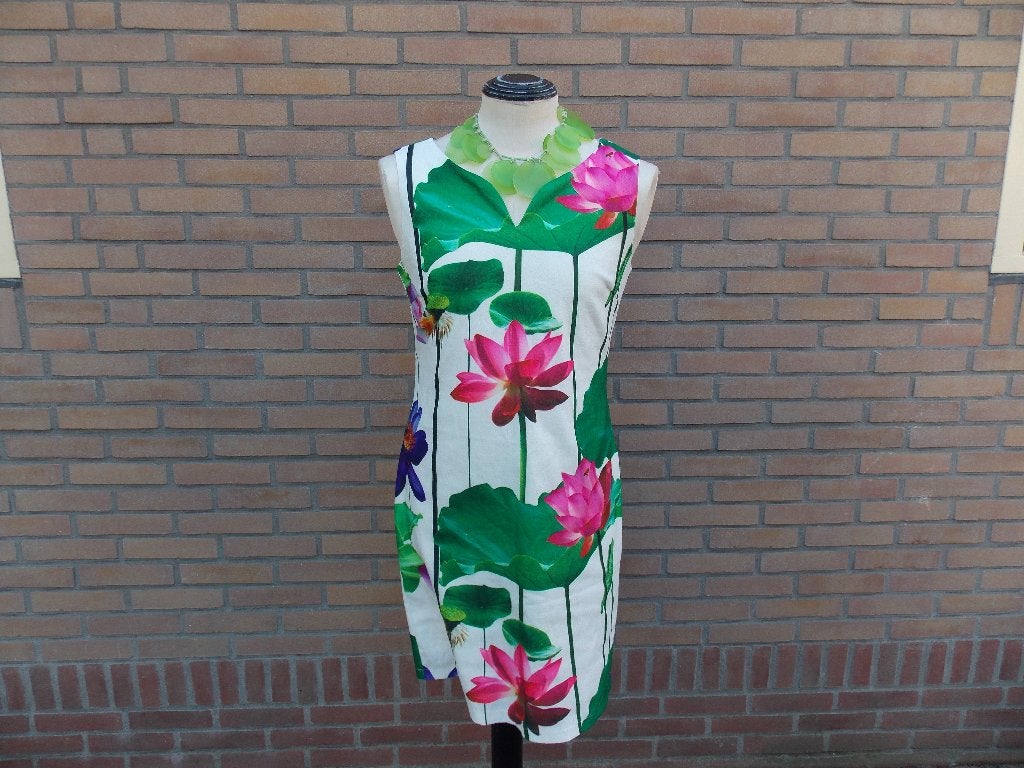 Smashed lemon met bloemen jurk mouwloos maat 40 nieuw, Kleding | Dames, Jurken, Maat 38/40 (M), Nieuw, Ophalen of Verzenden, Knielengte