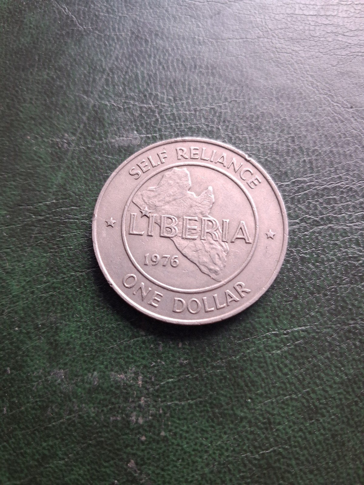 1 dollar liberia 1976, Ophalen of Verzenden, Midden-Oosten