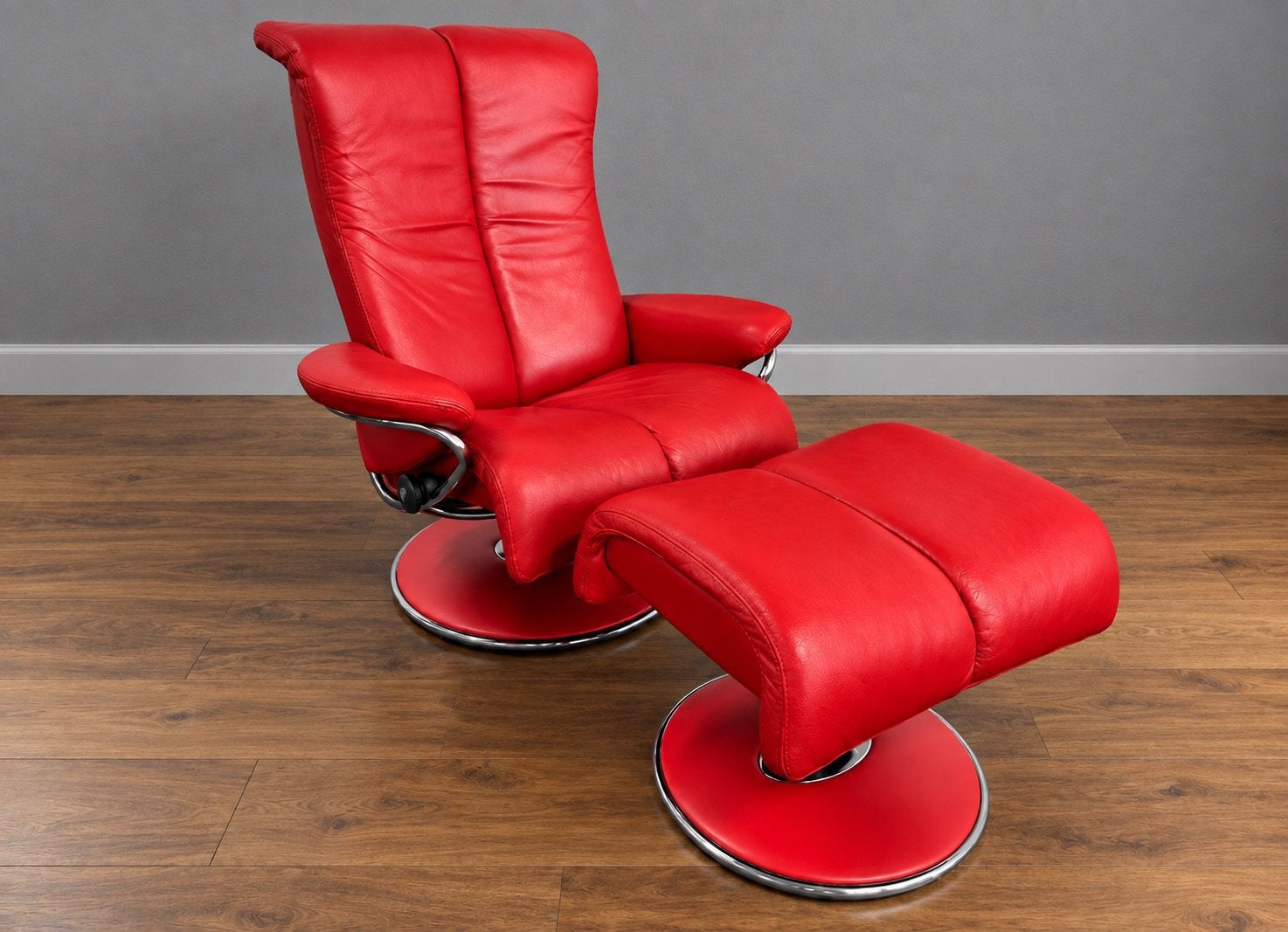 Stressless relaxfauteuil, Huis en Inrichting, Ophalen, Zo goed als nieuw, 50 tot 75 cm, Leer