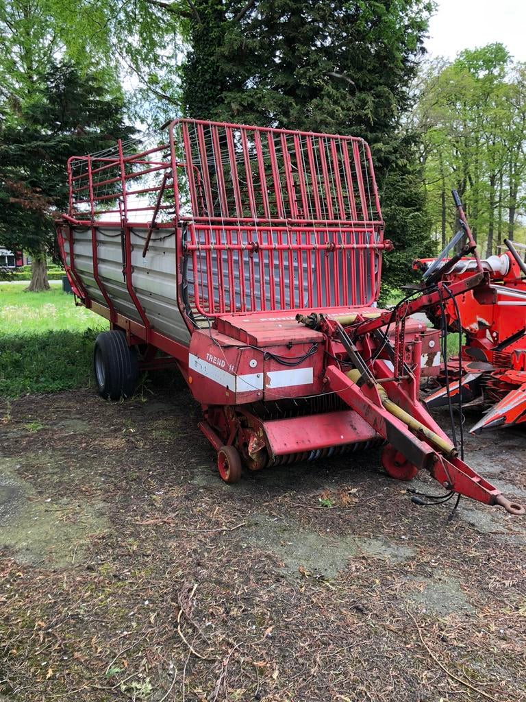 Opraapwagen/Pottinger, Ophalen, Gebruikt