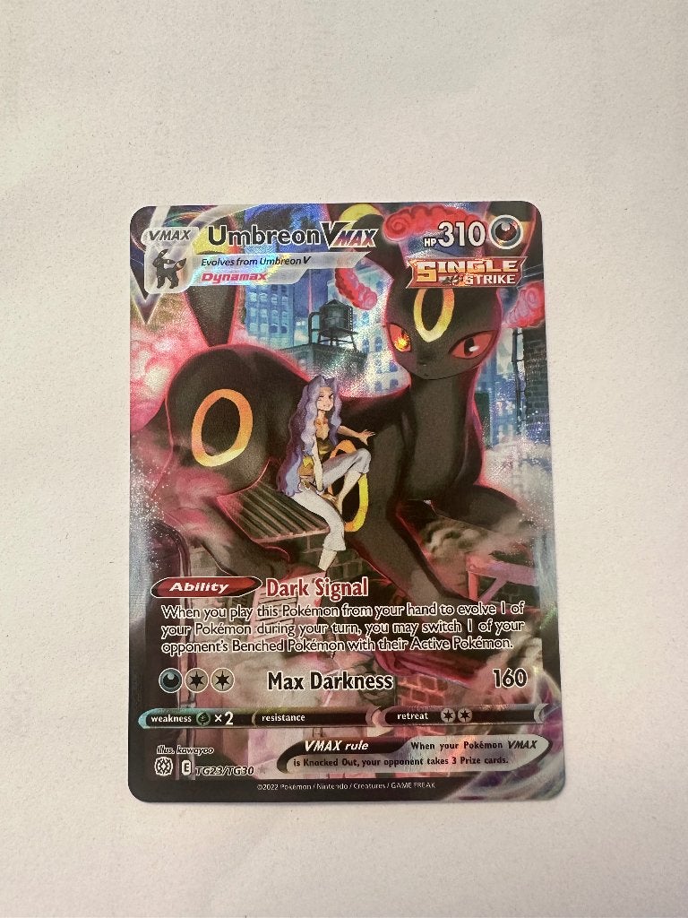 Umbreon VMAX (BRS TG23), Ophalen of Verzenden, Zo goed als nieuw, Losse kaart