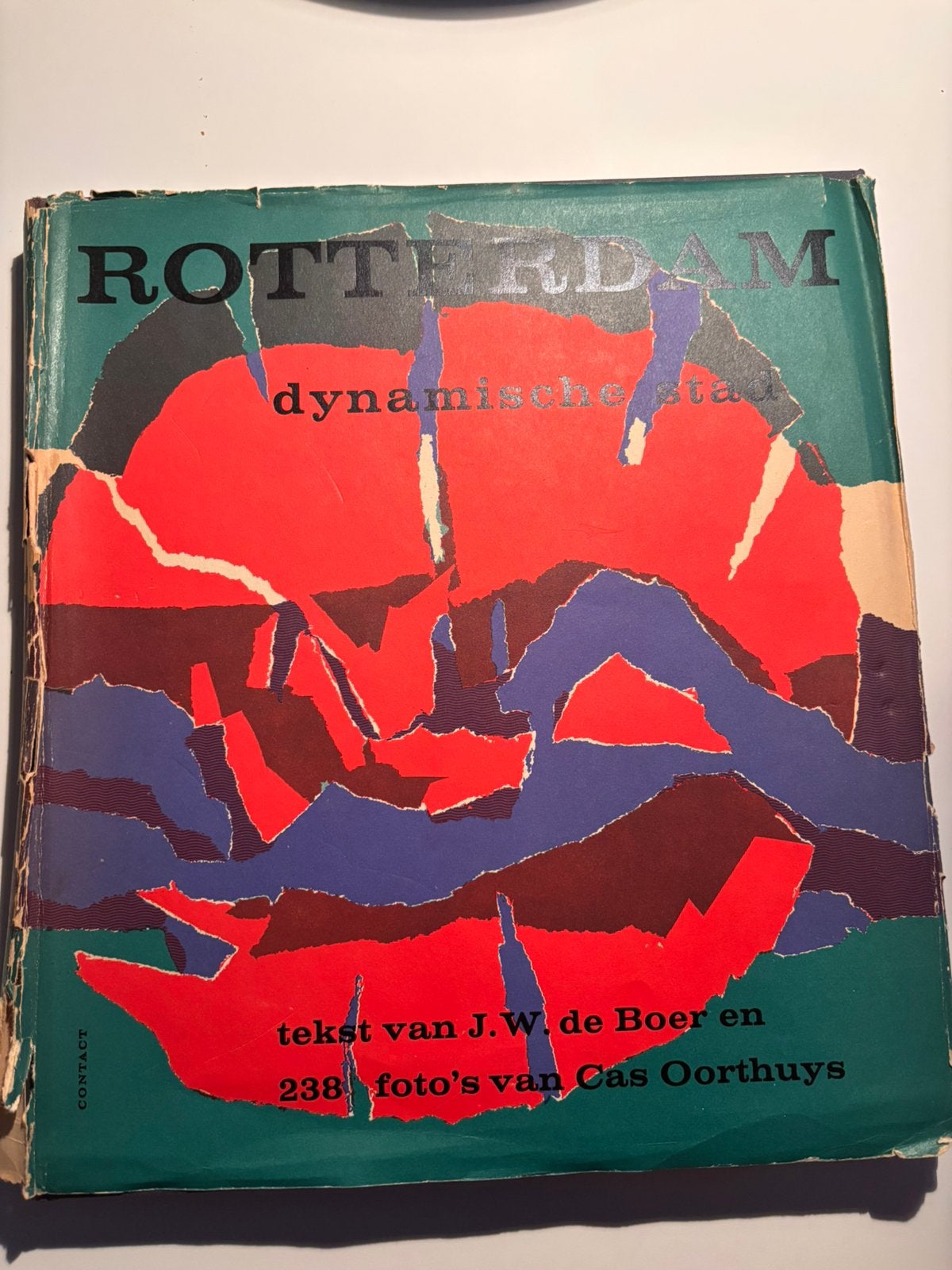 Rotterdam dynamische stad -J.W. de Boer en C. Oorthuys, Boeken, Ophalen of Verzenden, 20e eeuw of later, Gelezen