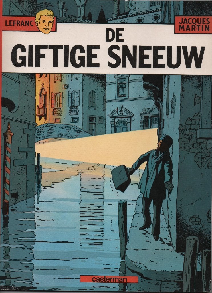 Jacques Martin - De giftige sneeuw -  1979 - Lefranc, Gelezen, Eén stripboek, Ophalen of Verzenden, Jacques Martin