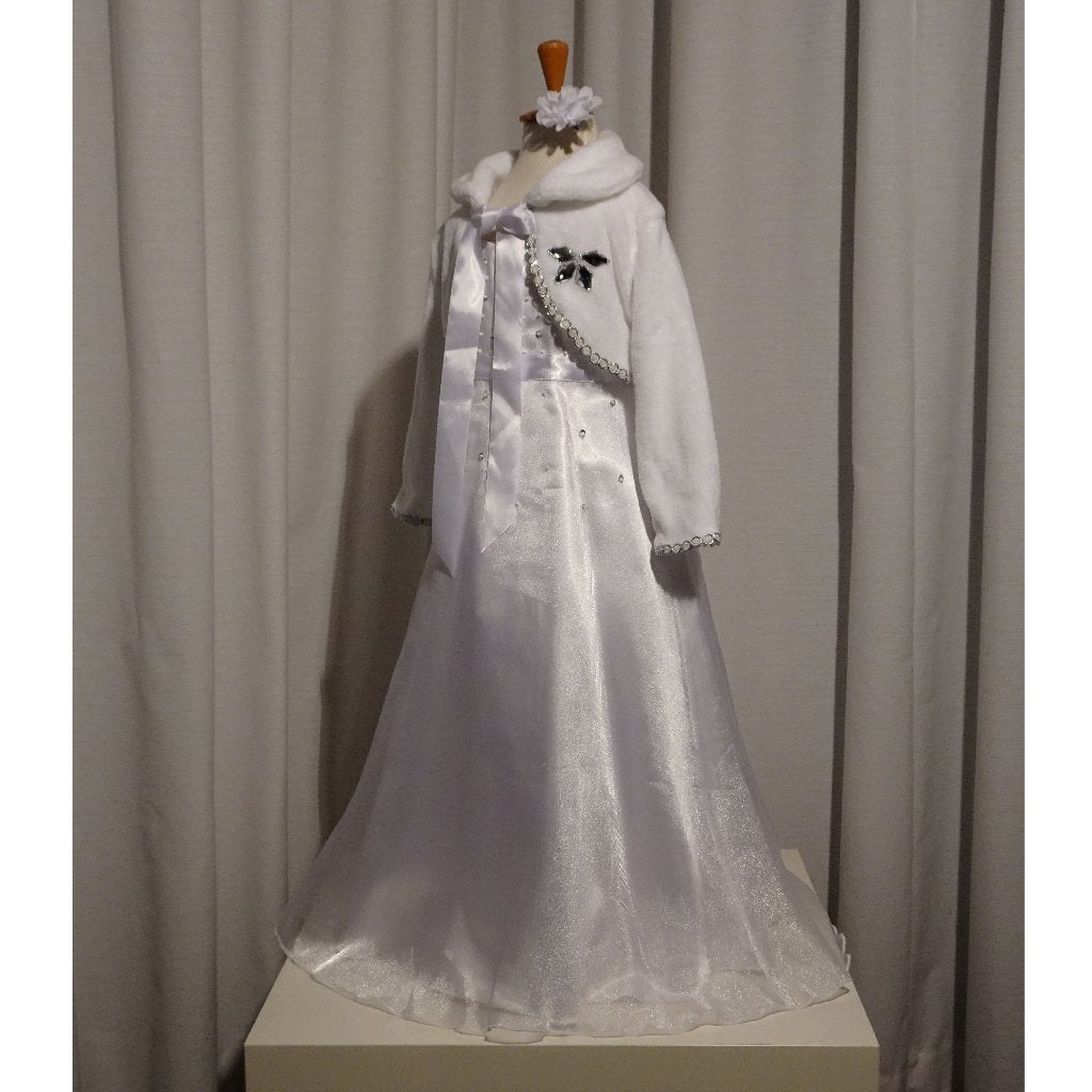Nieuw ! Maat 110 Mooie Spierwitte Bruidsmeisje Prinses Jurk, Kinderen en Baby's, Ophalen of Verzenden, Nieuw, Meisje, Jurk of Rok