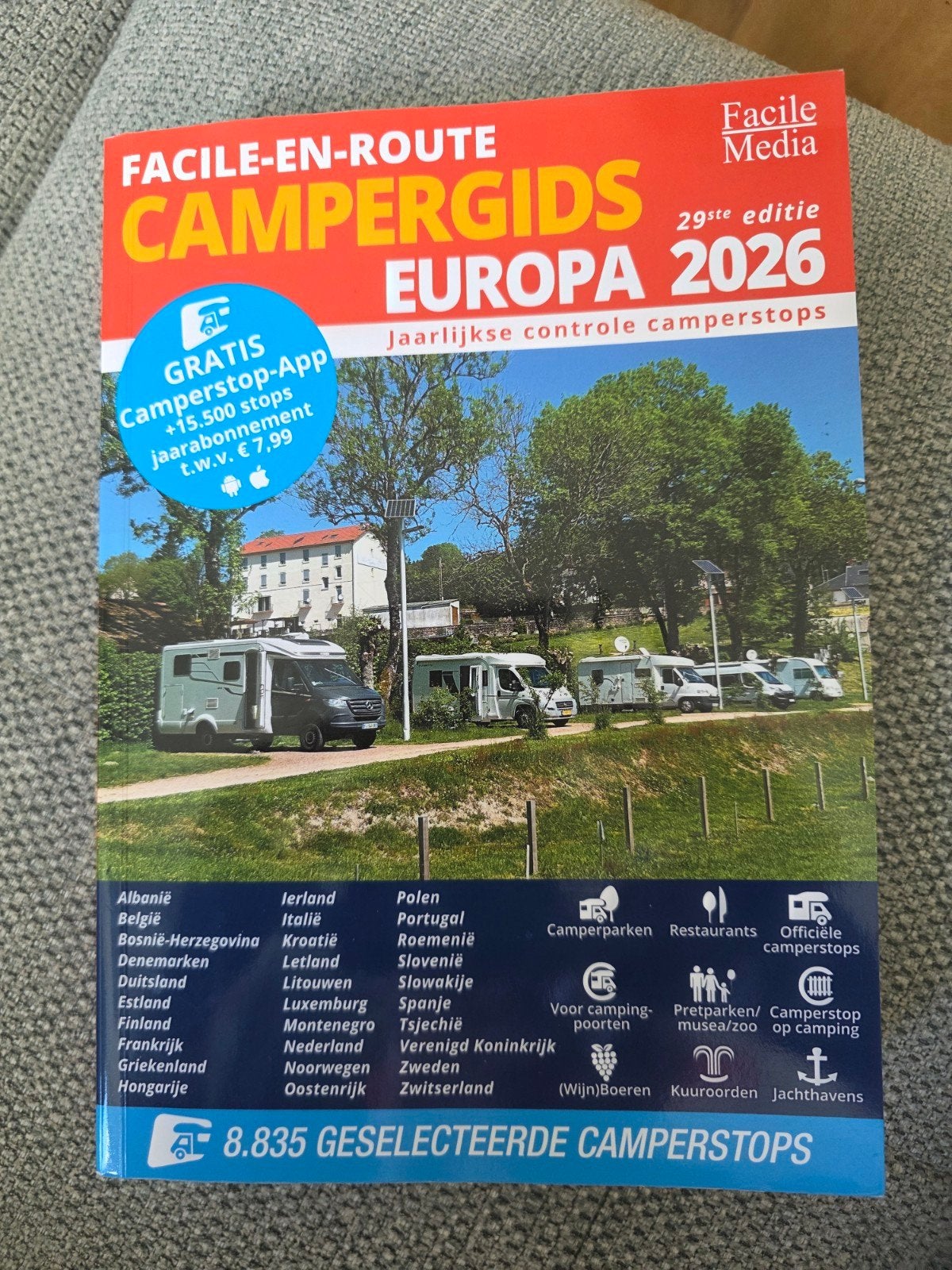 Facile-en-Route Campergids Europa 2026, Boeken, Overige merken, Europa, Nieuw, Ophalen of Verzenden