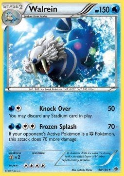 Pokemon - Walrein (PRC 48) Rare, Ophalen of Verzenden, Gebruikt, Losse kaart