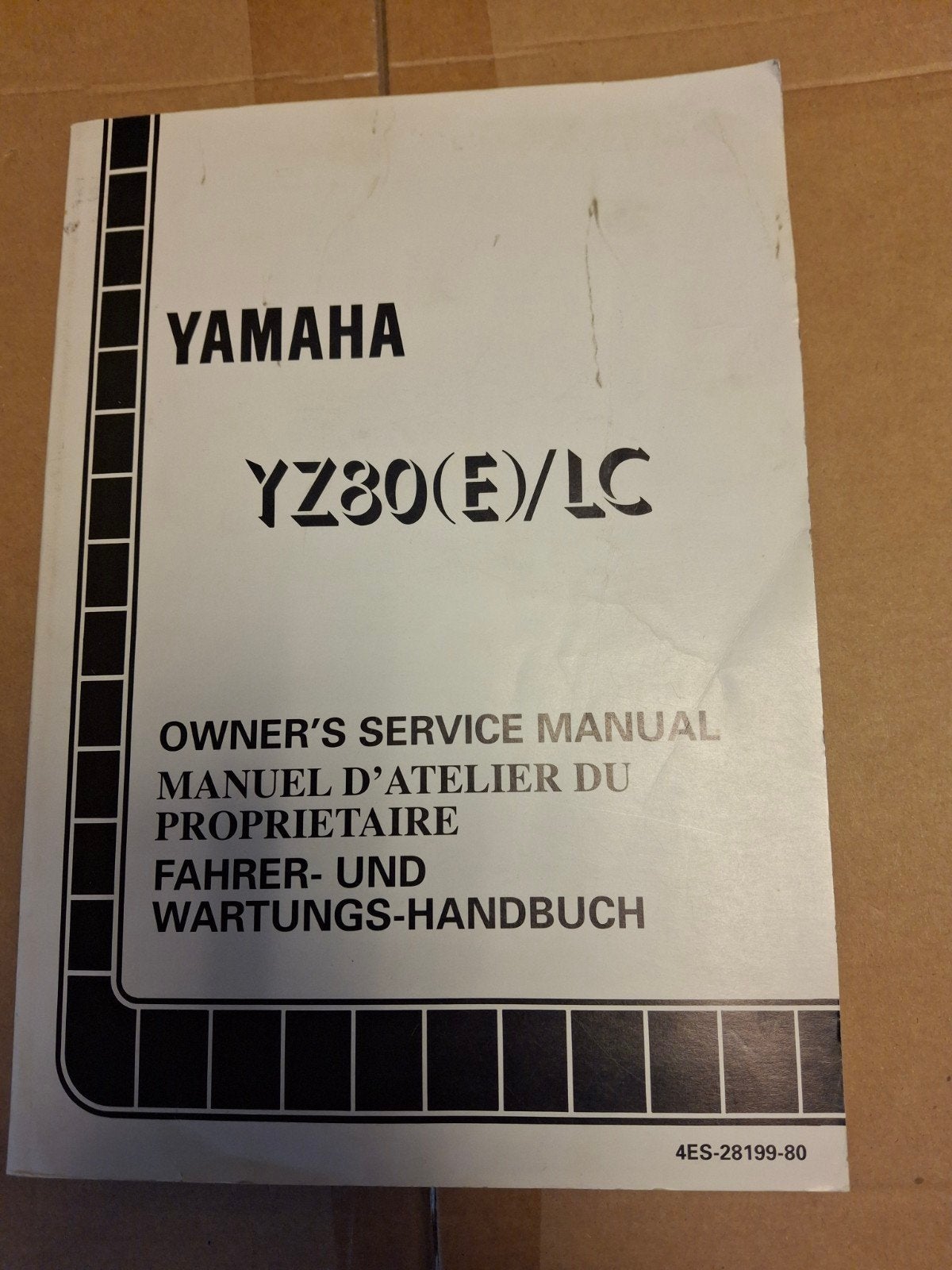 Werkplaatshandboek Yamaha YZ80 1993, Ophalen of Verzenden, Yamaha