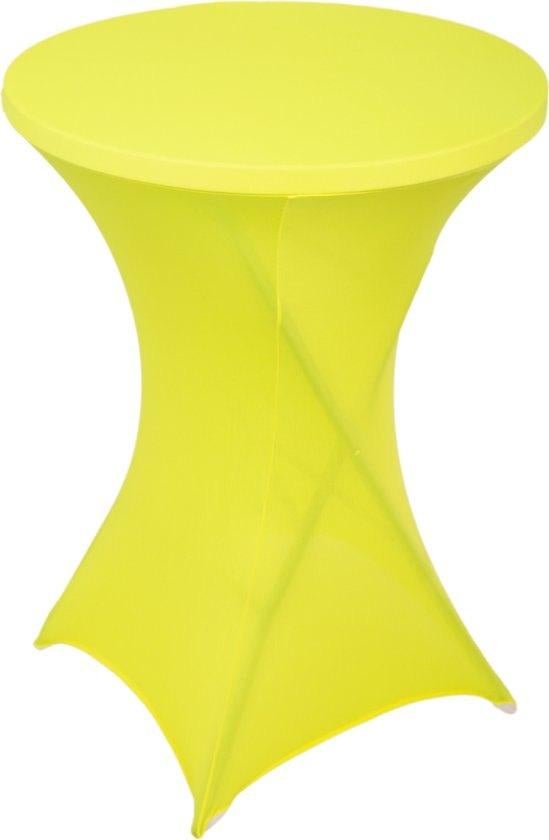 6x Statafelrok stretch fel geel, Binnen, Rond, Ophalen of Verzenden, Time Out