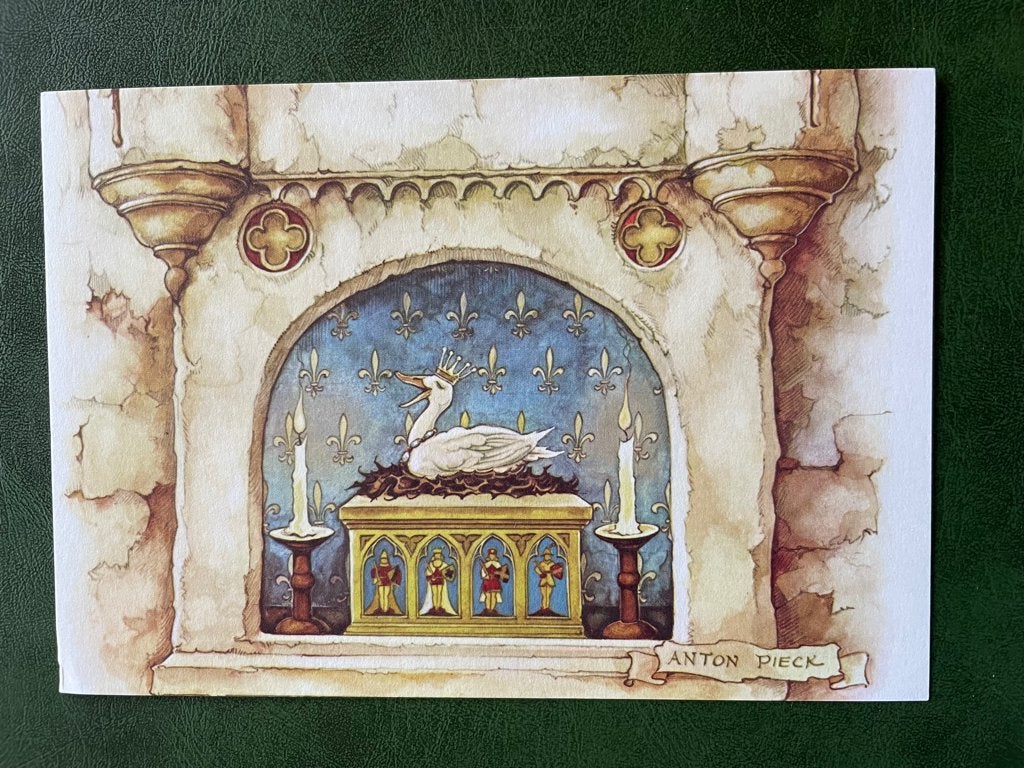 ansichtkaart van De Efteling, De Gekroonde Eend uit mapje., Verzamelen, Verzenden, Zo goed als nieuw, Overige typen