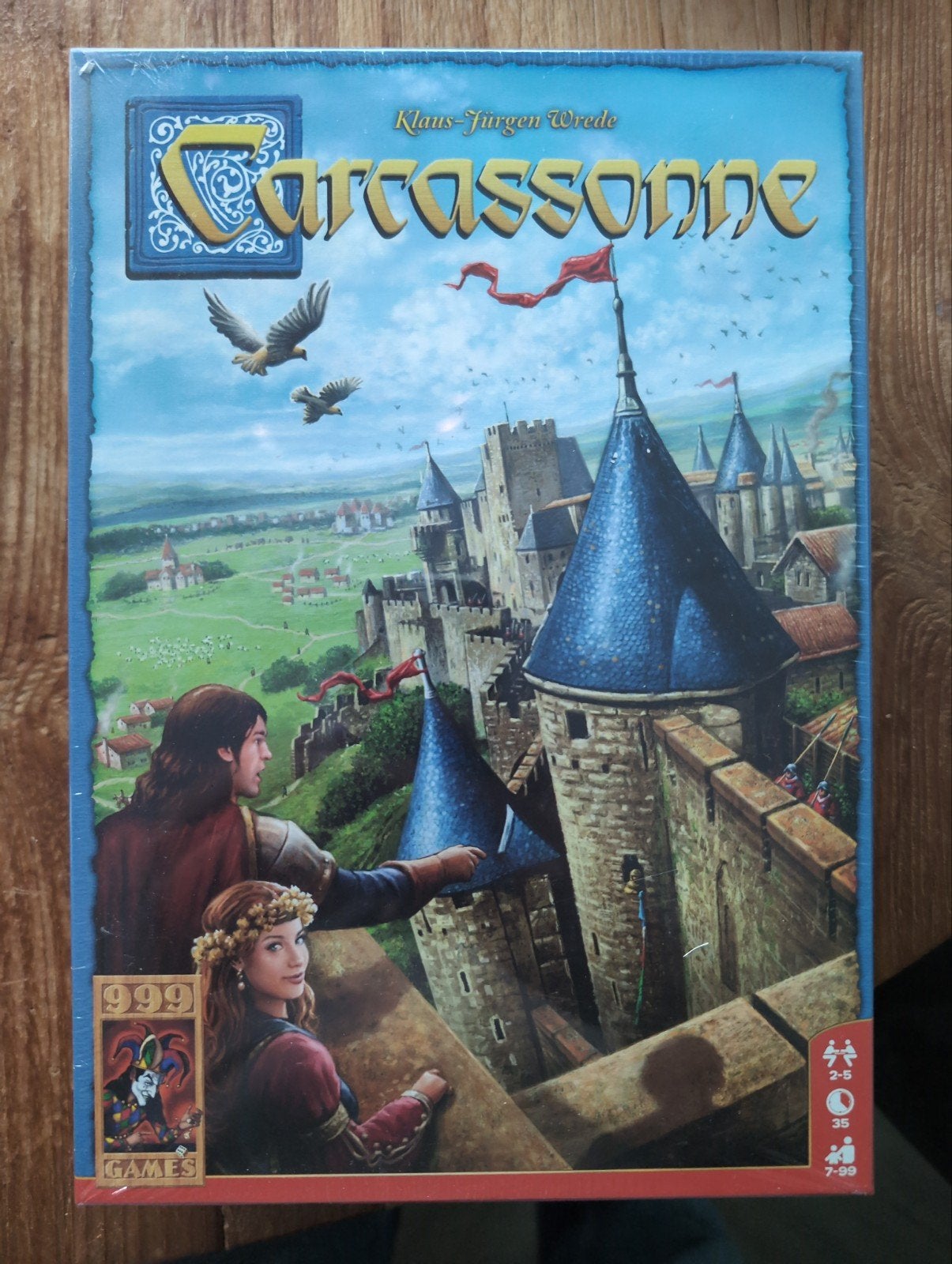 Carcassonne Bordspel - Nieuw in Verpakking, Een of twee spelers, Ophalen of Verzenden, Nieuw, 999 Games