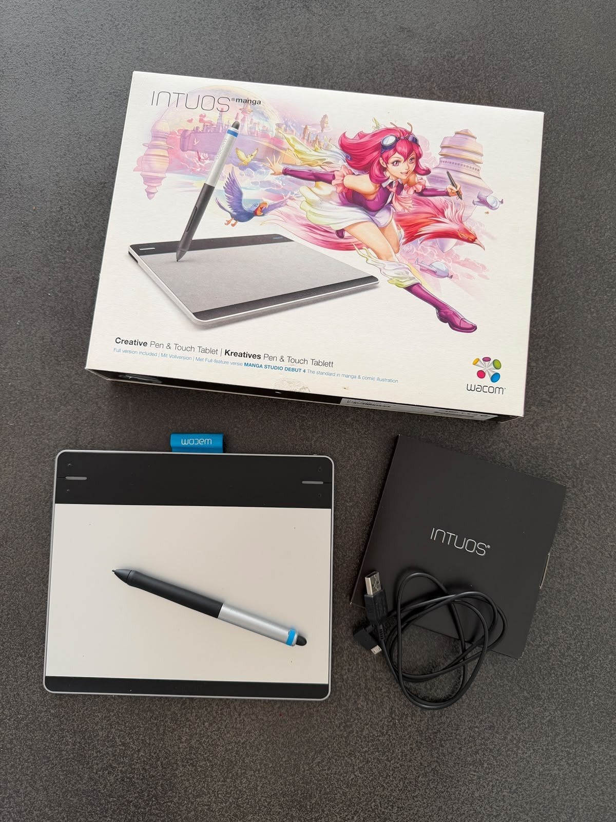 Wacom Intuos Manga Tekentablet CTH-480s - Zo goed als nieuw, Computers en Software, Ophalen of Verzenden, Zo goed als nieuw, Wacom
